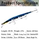 thumbnail image 4 of Señuelos de pesca de 15 cm, cebo duro de 27 g con anzuelo triple realista, 4 of 8