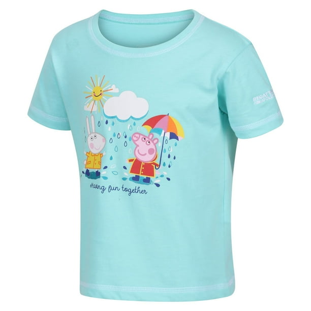 Regatta Boys Girls Peppa Pig Printed T Shirt