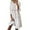 White, variant on Women's Plus Size Dresses Lace Patchwork Hollow out Embroidered 3/4 Sleeve Casual Dress Mini Sundress
