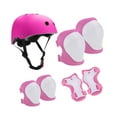 thumbnail image 3 of yotijay 7 Pieces Kids Helmet Protection Gear Set Hand Elbow Knee Pads Teens Children Skateboard Helmet for Bike Riding Sports Pink, 3 of 8