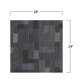 thumbnail image 3 of Mohawk Basics 24" x 24" Carpet Tile with Envirostrand™ PET Fiber in Ocean Deep (96 sq ft per Carton), 3 of 9