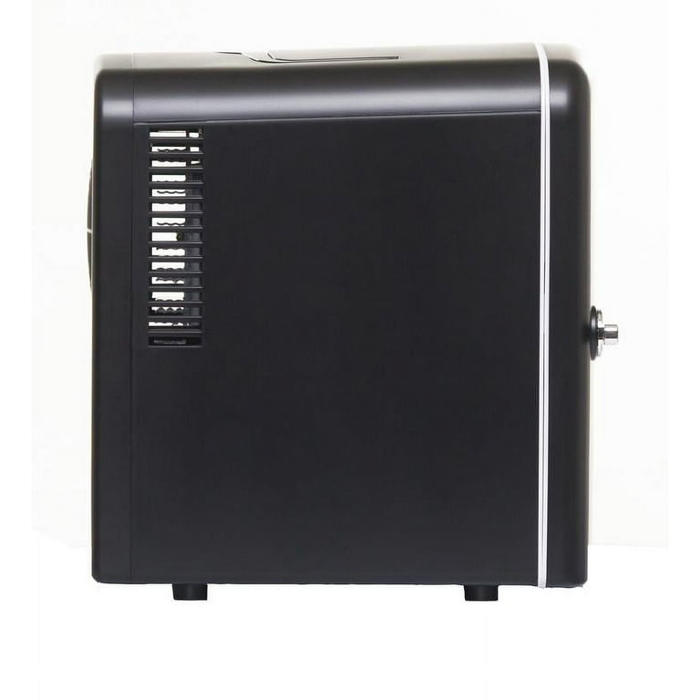 RCA Mini Retro 6 Can Beverage Refrigerator-Black, RMIS129-BLACK, 0.15 cubic  feet