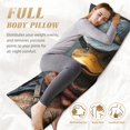 thumbnail image 4 of Bixox Western Cowboy Duck Print Body Pillow Cover with Zipper Closure, Cozy Fuzzy Fleece Body Pillow Case Cover 20 x 54 Inches,Long Body Pillow Pillowcase, 4 of 6