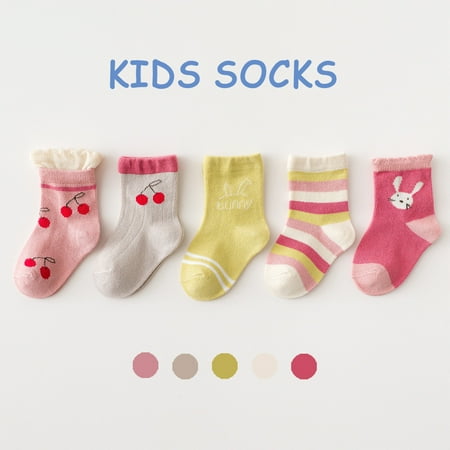 

Cherry Children s socks spring and autumn and winter new men s and women s Japanese and South Korea cartoon cute combed cotton bab