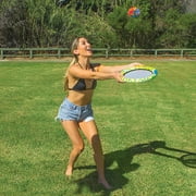 Sunlite Sports Bongo Discs, Ball Paddle Game, Ball Throwing Outdoor Games for Beach, Lawn, Backyard, Camping, Fun Beach Sports Toys, Set of 2