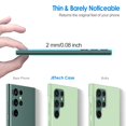 thumbnail image 3 of JETech Slim Fit Case for Samsung Galaxy S22 Ultra 5G 6.8-Inch, Thin Phone Cover with Shock-Absorption and Carbon Fiber Design (Green), 3 of 7