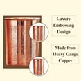 thumbnail image 2 of Pure Copper Embossed DesignTumbler, Drinkware, 300 Ml Each, Set of 10 Copper Tumbler Glass Set, 2 of 6