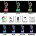 thumbnail image 2 of D77-TC Pelican 3D Illusion Night Light Lamp 16 Colors Changeable with Romete Control Home Room Halo UNSC Pelican Dropship Decor Lighting Creative Gif, 2 of 6