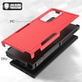 thumbnail image 5 of Decase Heavy-Duty Rugged Case for Samsung Galaxy S23 Ultra,Dual Layer Military Grade Drop Protection Anti-Fingerprint Anti-Scratch Hard Back Cover Silicone Bumper Shockproof Protective Case,Red, 5 of 5