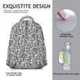 thumbnail image 5 of "Sunflower Themed Bookbag for College - Pretty Wildflower Design School Backpack, Durable Backpack with Laptop Sleeve and Comfortable Straps", 5 of 6