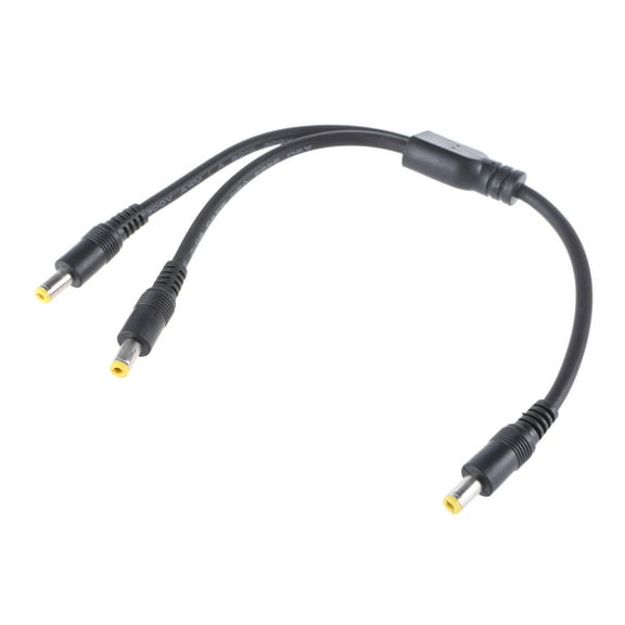 Male to Double Male 5.5x2.1mm/5.5x2.5mm Power Extension Cable Y Splitter Cord Wire Power 2 Devices Simultaneously