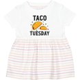 thumbnail image 3 of Inktastic Taco Tuesday Girls Baby Dress, 3 of 5