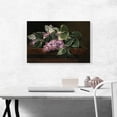 thumbnail image 2 of ARTCANVAS Lilac On a Ledge Canvas Art Print by Johan Laurentz Jensen - Size: 26" x 18" (1.50" Deep), 2 of 9