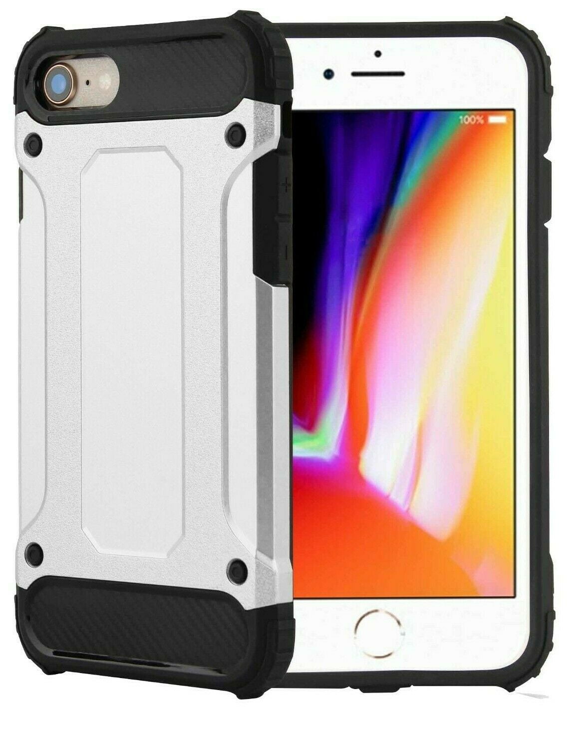 Case For iPhone SE (2nd Gen, 2020) - SuperGuardZ Heavy-Duty Shockproof Protective Armor + 2 