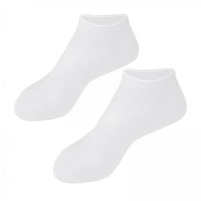 lionlar 4xSoft Silicone Gel Socks Toe Socks Protection Foot Care Protector White XL 4 Pcs