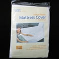 Twin Size Fitted Mattress Cover Vinyl Waterproof Allergy Dust Bug