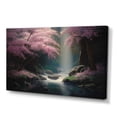 thumbnail image 2 of Designart "Cherry Blossom Stream IV" Tree Cherry Blossom Canvas Art Print, 2 of 5