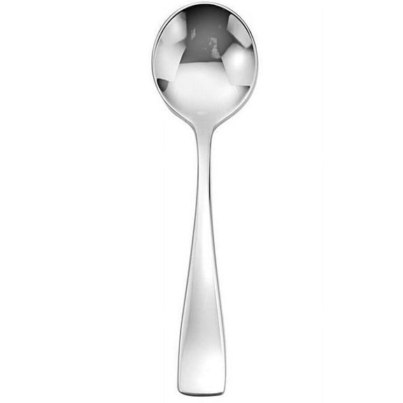 Oneida T672SRBF 7 in. Reflection Stainless Steel Extra Heavy Weight Round Bowl Soup Spoon  Silver