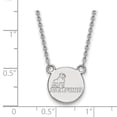 thumbnail image 3 of Sterling S. Rh-plated LogoArt Samford University Small Pendant With Necklace; 18 inch; for Adults and Teens; for Women and Men, 3 of 3
