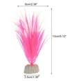 thumbnail image 2 of Unique Bargains 2 Pcs Aquarium Plants Decorations Artificial Aquatic Plant Pink White, 2 of 6