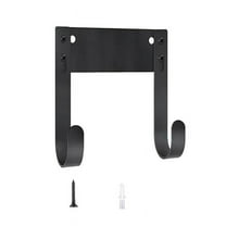 Ironing Board Holder Wall Mount - Laundry Room Iron and Ironing Board Hanger Laundry Room Decor Organization and Storage,1 x Ironing Board Holder Wall Mount,Black