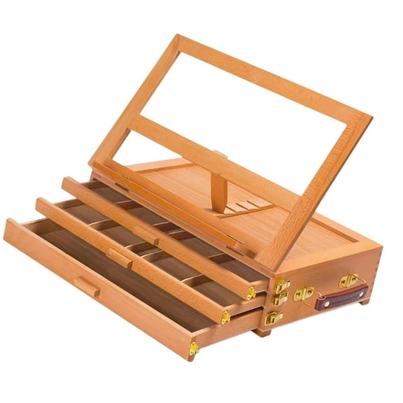 hengtong Desktop Easel Art Student Sketch Stand Multifunction with Storage Adjustable Drawing Painting Stand Painting Easel for Adults