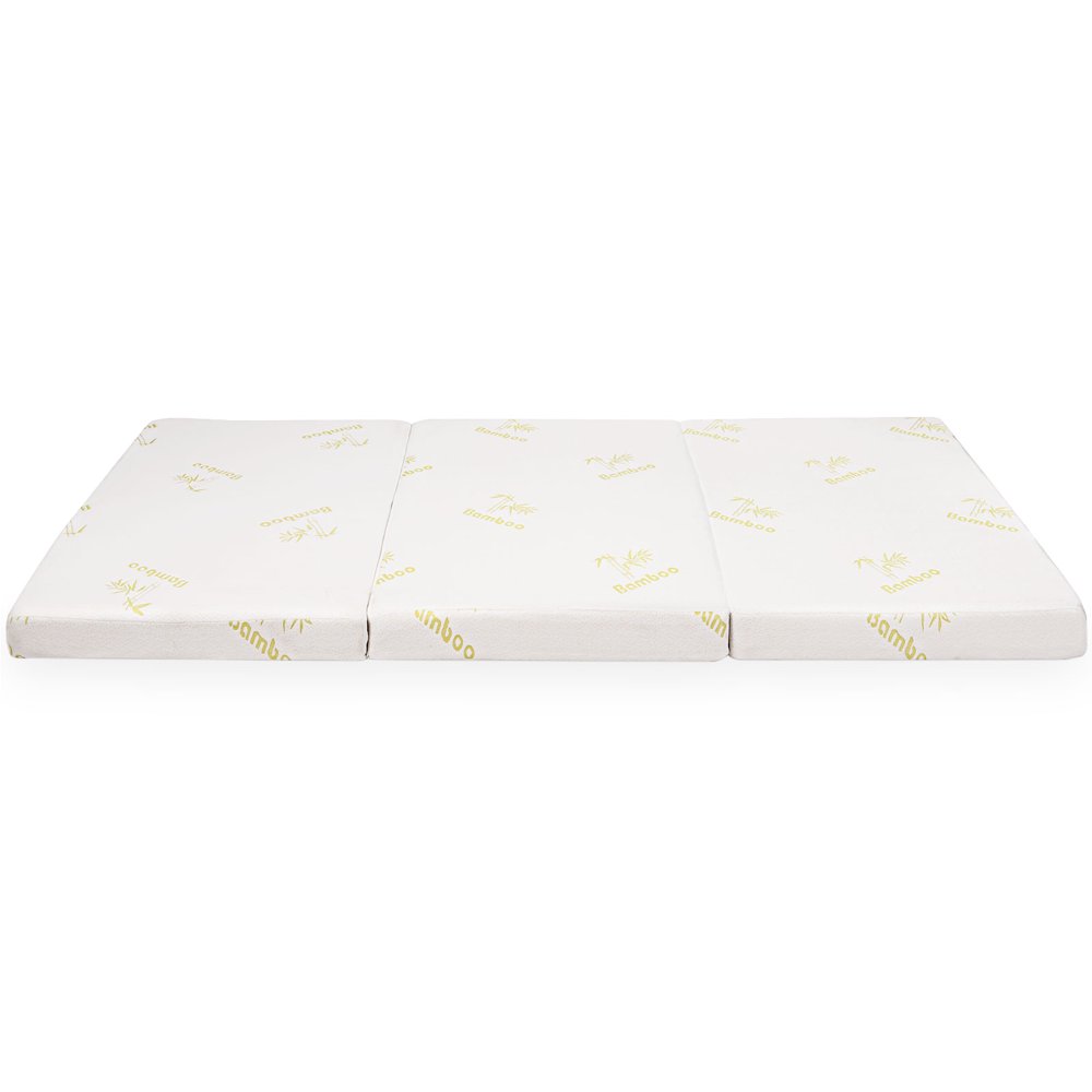 Topbuy 4” Folding Mattress Convertible Trifold HighDensity Foam