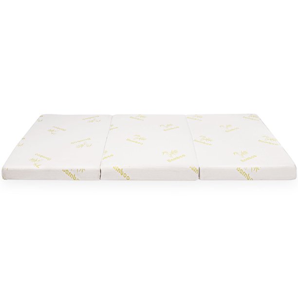 Giantex 4 Folding Mattress Convertible Tri Fold High Density Foam Mattress Full Size Queen Size Twin Xl Size Walmart Com Walmart Com