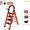 4 step red ladder -Upgraded, variant on 2/3/4/5-Step Ladder, Lightweight Folding Step Stool with Extra-Wide Anti-Slip Steps, 330 Lbs Capacity, Compact Space-Saving Design for Home, Kitchen.