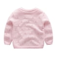 thumbnail image 3 of BULLPIANO Girls Cardigans Sweater Cotton Long Sleeve Button Down Knit Sweaters Toddler Kids Sweatshirt, 3 of 9
