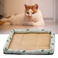 thumbnail image 4 of <p>Pet Summer Mat, Breathable Refreshing Vine Woven Cat Bed Comfortable  For Hot Weather</p>, 4 of 7