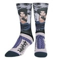 thumbnail image 2 of ODD SOX, Naruto, Sasuke Belt, Fun Anime Print Crew Socks for Men & Women, Large, 2 of 6