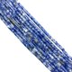 thumbnail image 1 of Nvzi Pulseras y collares para hombre y mujer de 2 piezas, accesorios de joyería de piedra azul natural tejida a mano, joyería de cuentas sueltas cilíndricas (4 x 13 mm), 1 of 5
