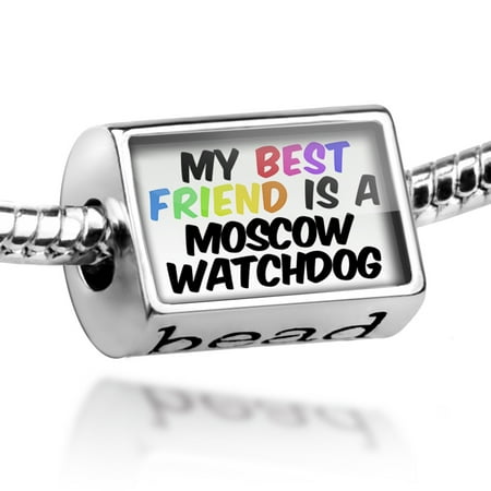 Bead My best Friend a Moscow WatchDog from Russia Charm Fits All European