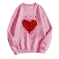 thumbnail image 5 of Inverlee Happy Valentine's Day Sweatshirt Women Cute Love Heart Graphic Sweatshirts Casual Pullover Sweater Tops Crewneck Dressy Casual Long Sleeve Tops for Women, 5 of 5