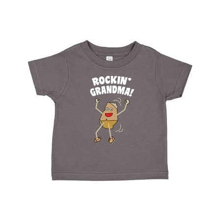 

Inktastic Rockin Grandma White Text Gift Toddler Toddler Girl T-Shirt