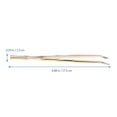 thumbnail image 2 of Shisuyan Non-Slip Tweezers Golden 1Set 6.9x0.6in, 2 of 8