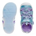 thumbnail image 5 of Disney Frozen Girls Closed Toe Sport Sandals. (Toddler Little Kids), Light Blue Lilac, Size: 9, 5 of 6