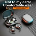 thumbnail image 4 of GJX Headphones,Private Model Wireless Headphones,Open Design Noise Cancelling Headphones,Long Battery Life,Noise Cancelling,Bluetooth Headphones,Sports Ear Hooks,Purple, 4 of 5