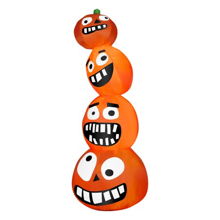 UPC 086786548172 product image for Gemmy Industries Funny Pumpkin Stack Halloween Decoration | upcitemdb.com