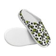 thumbnail image 3 of Lsque Soccer and Football Pattern Womens Comfort Cotton on Scuff With Memory Foam and Anti-skid Sole Slipper-35/36, 3 of 7