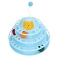 thumbnail image 4 of Jouet à Roulettes Tour Chat, Jouet Interactif de Piste Tour Chat Intéressant 4 Niveau Durable pour Chat Bleu, 4 of 8