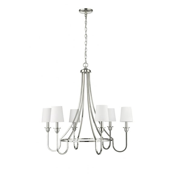 Millennium Lighting  Artemis 5/6 Chandelier Ceiling Light Polished Nickel - 6