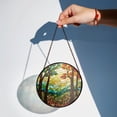 thumbnail image 3 of Stained Glass Tree Landscape Suncatcher Hanging Art Home Decor Gift for Nature Lovers and Tree Enthusiasts 1872255433 5233, 3 of 4