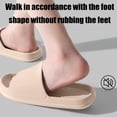 thumbnail image 6 of Mecorevxz Women Men Summer Mens Womens Slippers Soft Shower Flops with Thick Sole for Shower Bathroom Pool Beach(Khaki,44), 6 of 8