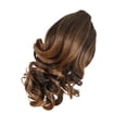 thumbnail image 2 of Vogacara Peluca de fibra de alta temperatura portátil con estilo de moda sintético Artificial disfraz Cosplay cola de caballo postizo pelo falso Cuidado del cabello Tipo 8 Vogacara CE014825-08, 2 of 6