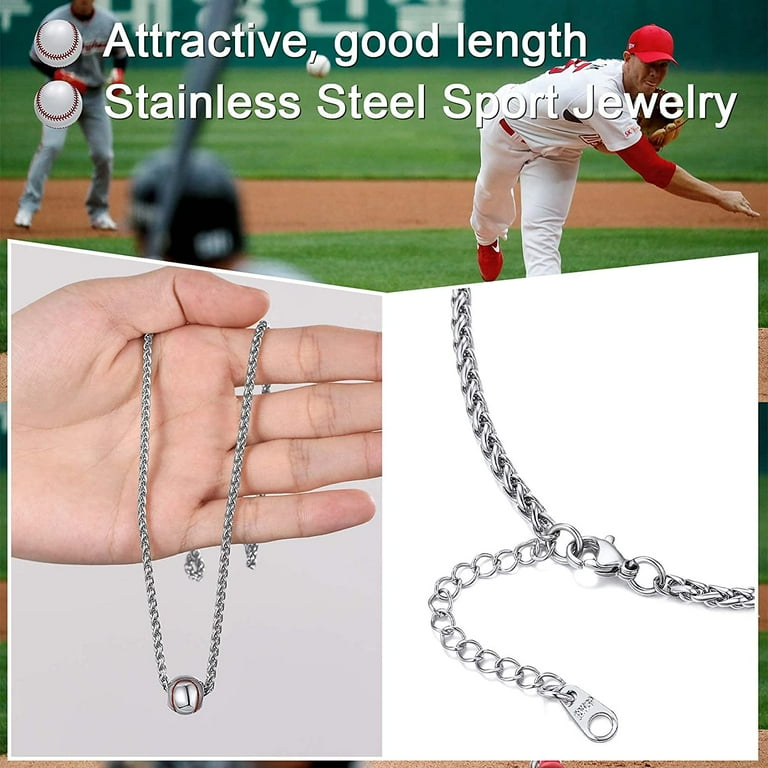 Mens baseball chains clearance