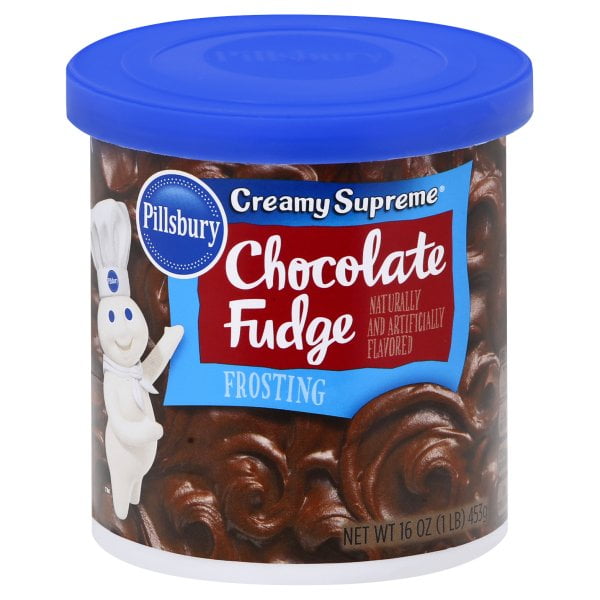 Pillsbury Creamy Supreme Chocolate Fudge Frosting 16 OZ Can