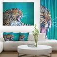thumbnail image 3 of Design Art Wild Leopard Close up View Canvas Print, 3 of 3