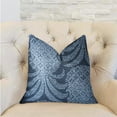 thumbnail image 2 of Plutus PBRA2235-2424-DP Coussin de Luxe Bleu & Noir, 24 x 24 Po., 2 of 3